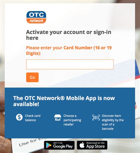 otc smart card activation|otcnetwork activate my card.